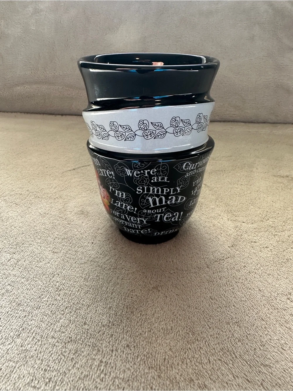 Disney Alice in Wonderland Stacked Ceramic Tea Mug